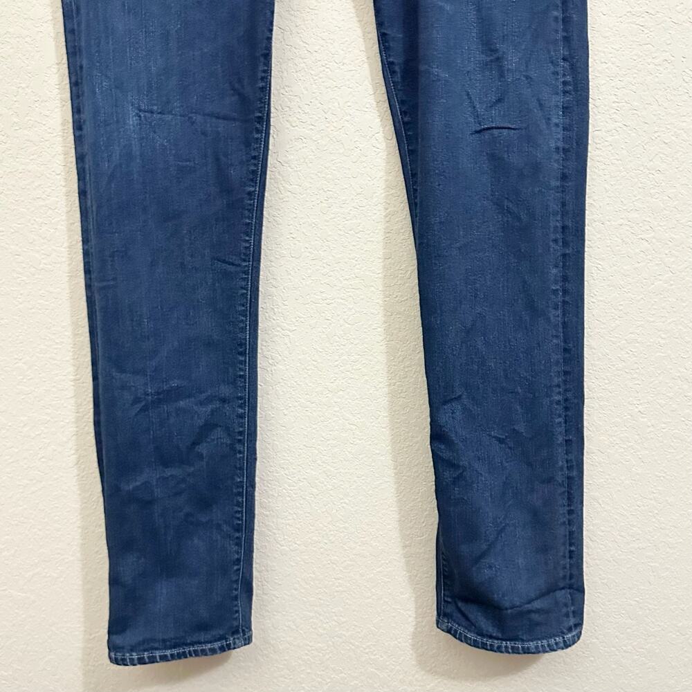AGAVE DENIM No.30S Modern Selvage Jeans Blue Button Fly Slim Straight Leg - Picture 4 of 16
